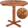 CASARIA Sunrise Gartentisch Ø 70,5 x 71,5 cm braun