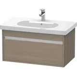 Duravit Ketho Waschtisch-Unterschrank KT666703535 80 x 45,5 cm, Eiche terra, 1 Auszug, wandhängend