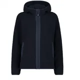 CMP Woman Jacket FIX Hood black blue (N950) 38