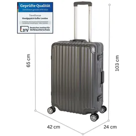 TRAVELHOUSE London Koffer-Set 3-tlg. grau