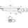 TECE drainprofile Ablauf flach, Auslauf seitlich, 673001