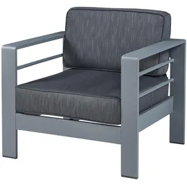 casa.pro Avise Loungesessel Dunkelgrau