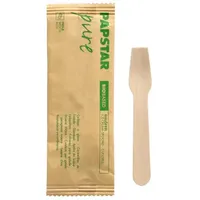 Papstar Papstar, Eislöffel "pure" 9,4 cm einzeln verpackt in