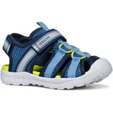 GEOX VANIETT Boy A Sandal, Navy/Lt Blue, 30