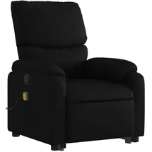 vidaXL Massagesessel mit Aufstehhilfe Kunstleder 99 x 99 x 99 cm Schwarz