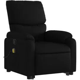 vidaXL Massagesessel mit Aufstehhilfe Kunstleder 99 x 99 x 99 cm Schwarz