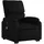 vidaXL Massagesessel mit Aufstehhilfe Kunstleder 99 x 99 x 99 cm Schwarz