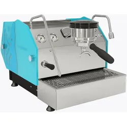 La Marzocco GS3 Auto-Volumetrisch mit Glasseiten, Blau