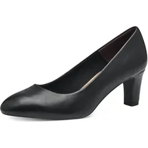 TAMARIS Damen, Pumps mit Blockabsatz, schwarz, 36 EU