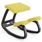 Variable, Original Kniestuhl, Design von Peter Opsvik - Schwarz/Gelb
