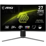 MSI Curved-Gaming-Monitor »MAG 27CQ6PF«, 69 cm/27 Zoll, 2560 x 1440 px, WQHD, 0,5 ms Reaktionszeit, 180 Hz, 3 Jahre Herstellergarantie, höhenverstellbar, schwarz