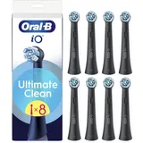 Oral-B iO Ultimative Reinigung Aufsteckbürste schwarz 8 St.