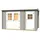 Weka Gartenhaus 254 3,90 x 2,44 m Hellgrau