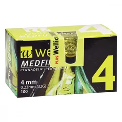 Wellion Medfine plus Pen-nadeln 4 mm