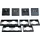 McPower Schalter und Steckdosen Set McPower Shallow Multimedia 18-teilig, anthrazit