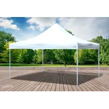 Faltpavillon Faltzelt Pavillon 4x4 Weiss Gartenzelt Klappzelt Wasserdicht