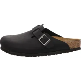 Birkenstock Boston Nubukleder geölt schwarz 44