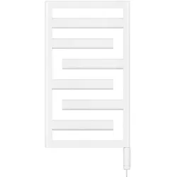 Zehnder Design-Elektroheizkörper „Tetris“ 50 × 98,8 cm in Inox Look (glänzend)
