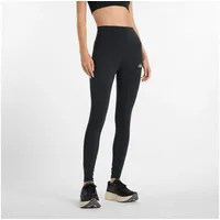 New Balance Damen Tights NB Sleek High Rise, BLACK