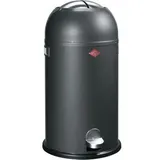 Wesco Mülleimer Kickmaster, graphit, aus Metall, 33 Liter