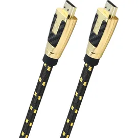 Oehlbach HDMI-Kabel 2,2 m Gold/Schwarz
