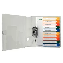 Leitz Ordnerregister 1293 DIN A4 Überbreite 1-10 farbig 10-teilig, 1 Satz mit Prämie nach Registrierung