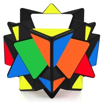 Maomaoyu Zauberwürfel Axis Cube, Zauberwürfel Schwierig Transformers Speedcube Zauberwürfel, Teenager Jungen Geschenk Magischer Würfel Puzzle (Schwarz)