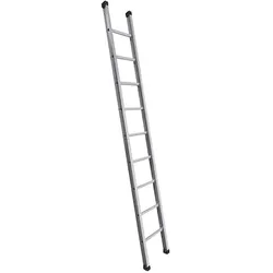 Schake Sprossen- Anlegeleiter aus Aluminium mit I-Profil 2,40m lang