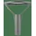 OPPLE LIGHTING LED Mastaufsatzleuchte Aluminium 56,5 cm E grau