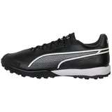 Puma King Pro TT Soccer Shoe, Black White, 40