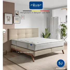 Revor Bedding Taschenfederkernmatratze »Anatomic ZIP 1000 Latex«, 26 cm hoch, Raumgewicht: 65 kg/m3, 3000 Federn, (1 St.), Aerofeel Zwischenschicht für maximale Belüftung weiß