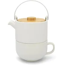 Bredemeijer Umea weiß mit Bambusdeckel 142007