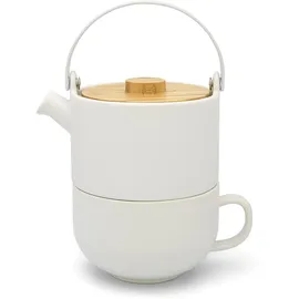 Bredemeijer Umea weiß mit Bambusdeckel 142007