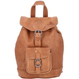 The Skandinavian Brand Mini Leder Rucksack Cognac : 38-cognac Farbsortierung: 38-cognac - Braun