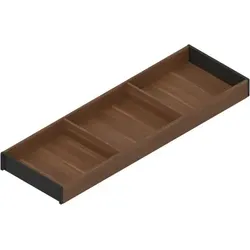 AMBIA-LINE Rahmen, für LEGRABOX/MERIVOBOX Schubkasten, Holzdesign, NL=650 mm, Breite=200 mm, Tenn.Nuss/carbonschw