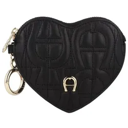 AIGNER Diadora Taschenanhänger Leder 12 cm  schwarz