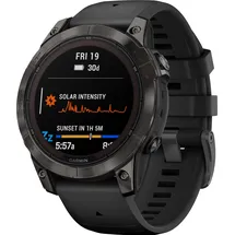 Garmin fenix 7 Pro Sapphire Solar schwarz/carbongrau