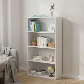 Relaxdays Bücherregal 60 x 108 x 24 cm Weiß