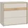 Forte Schubladenkommode 96,3 x 84,1 x 50,2 cm Beige
