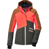 KILLTEC Mädchen Skijacke/Funktionsjacke mit Kapuze und Schneefang KSW 405 GRLS SKI JCKT, Gr. 140,