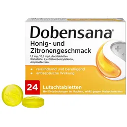 Dobensana Honig- und Zitronengeschmack Lutschtabletten
