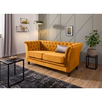 Home affaire Chesterfield-Sofa Dover, aufwändige Knopfheftung in Chesterfield-Optik braun