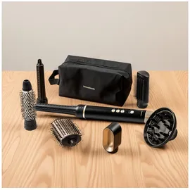 InnovaGoods Lockenstab Ionen Multifunktional schwarz