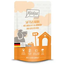 MjAMjAM - Quetschie Mahlzeit 125g MjAMjAM Hund 12x125g Truthahn mit Möhren