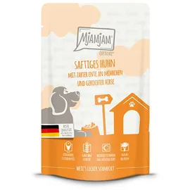 MjAMjAM - Quetschie Mahlzeit 125g MjAMjAM Hund 12x125g Truthahn mit Möhren