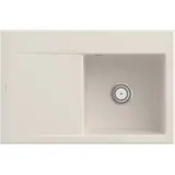 Villeroy & Boch Subway Style 45 Crema Keramik Handbetätigung Spüle Aufliegend 50 cm