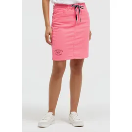 Soccx Jeansrock Damen Bedruckt Rot XL