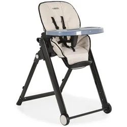 Cangaroo Kinderhochstuhl Neron Fußstütze klappbar Rückenlehne verstellbar Gurt beige