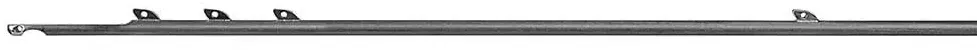 H.dessault By C4 Shark Fins 7 Mm Tricuspide 1 Fin Speerschaft - 135 cm