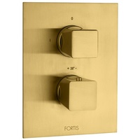 Fortis square Thermostat für 2 Verbraucher, für Azzurro Grundkörper, AM691BG,